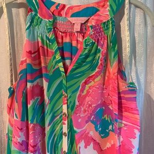 Lily Pulitzer, Bailey Silk Midi Dress, Med